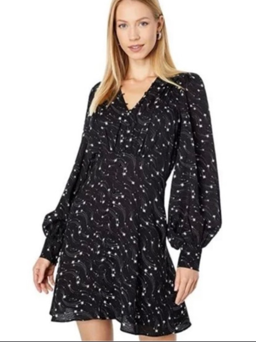 Ted Baker London Gemmi Rouleau Star Print Dress - Size 4